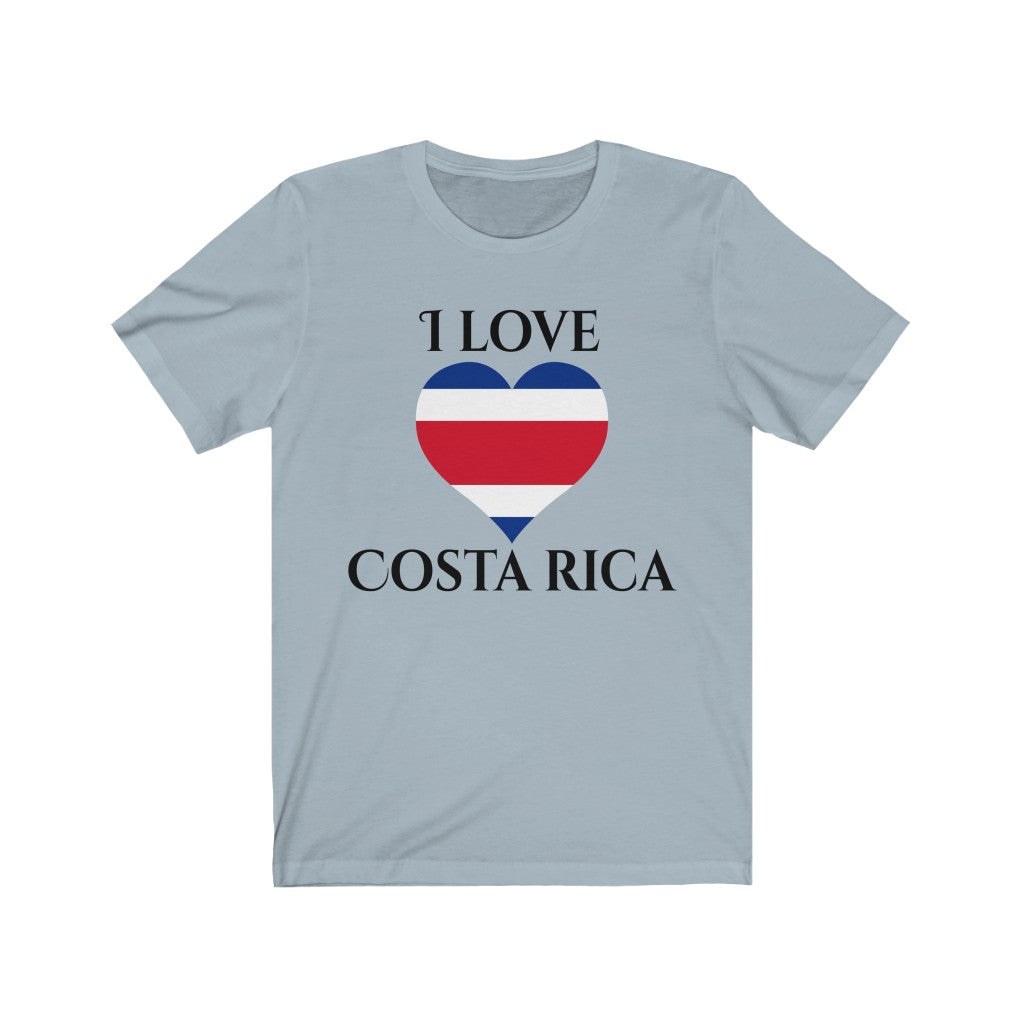 Costa Rica Heart Flag Premium Tee 1 - Unisex