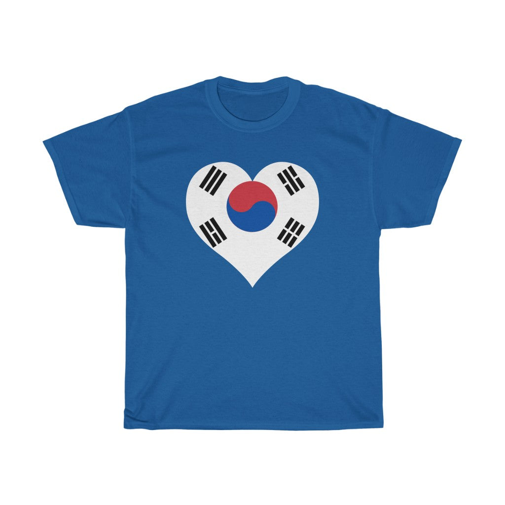 South Korea Heart Flag Standard Tee - Unisex