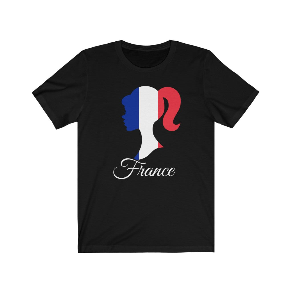 France Girl Flag Premium Tee 2 - Unisex
