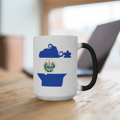 El Salvador Lady Color Changing Mug