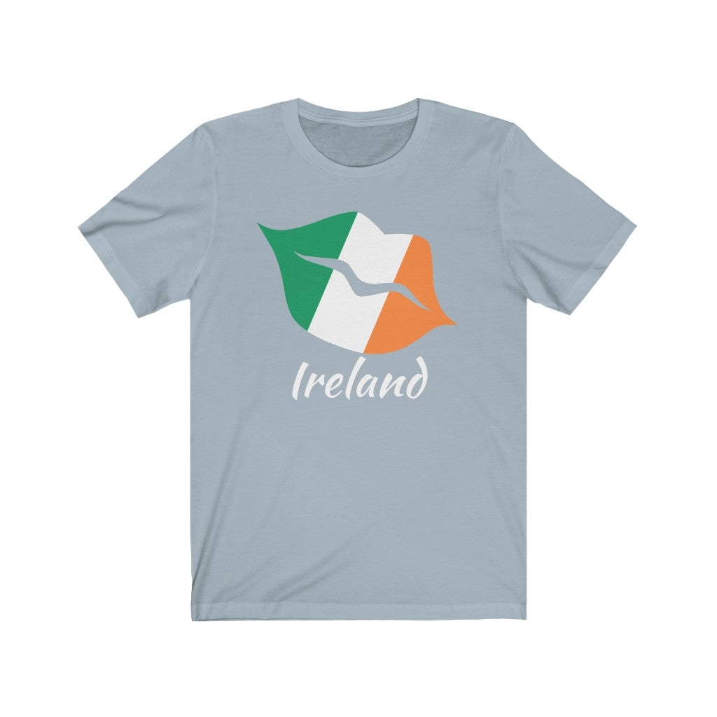 Ireland Lips Flag Premium Tee 2 - Unisex