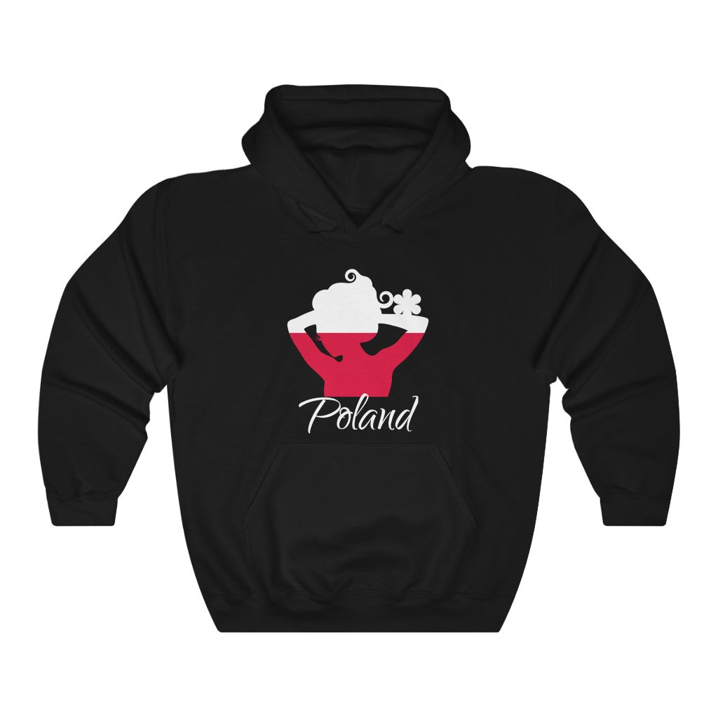 Poland Lady Flag Hoodie Sweatshirt 2 - Unisex