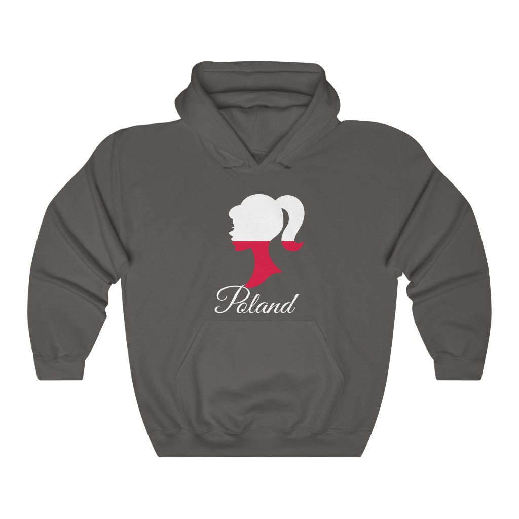 Poland Girl Flag Hoodie Sweatshirt 2 - Unisex