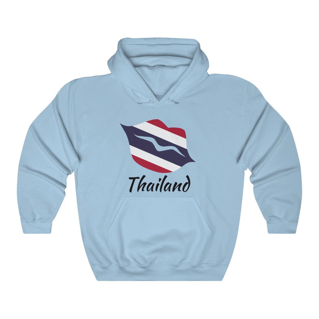 Thailand Lips Flag Hoodie Sweatshirt 1 - Unisex