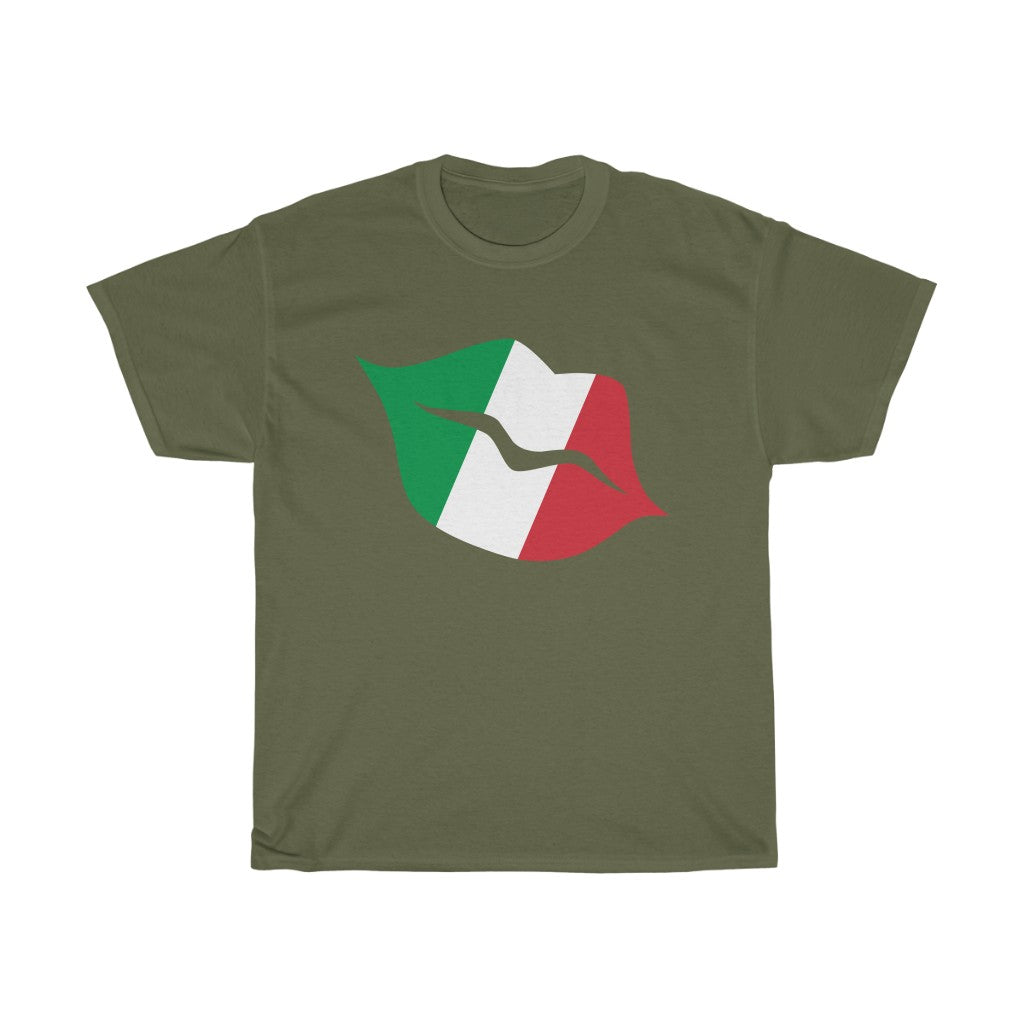 Italy Lips Flag Standard Tee - Unisex