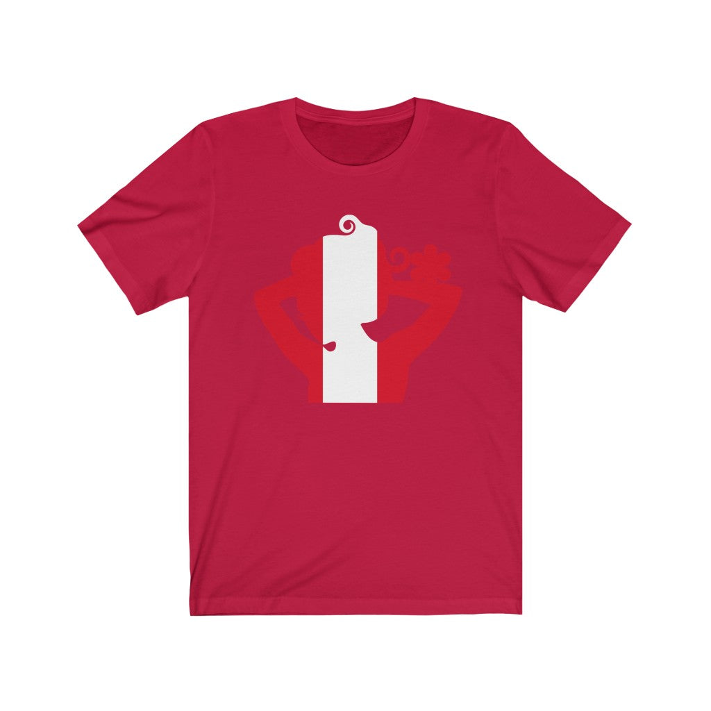 Peru Lady Flag Premium Tee - Unisex