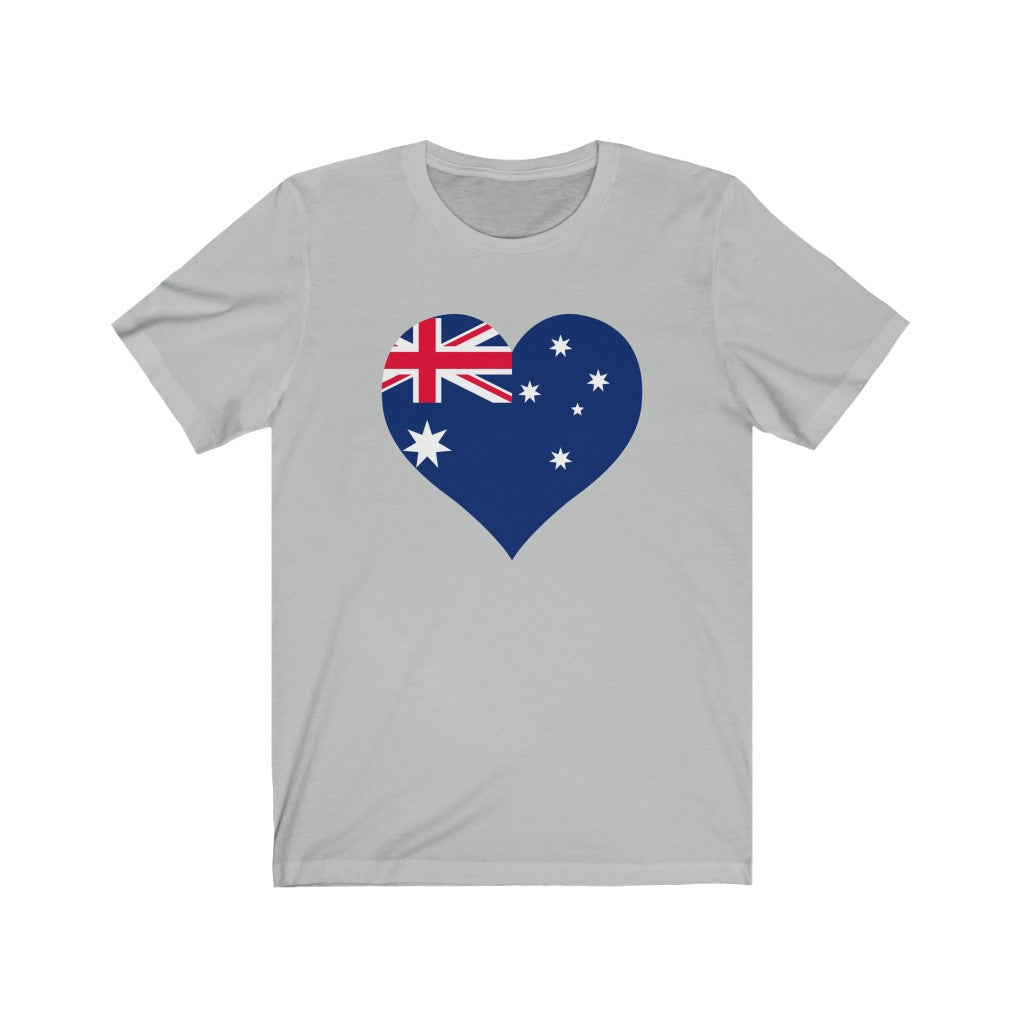 Australia Heart Flag Premium Tee - Unisex