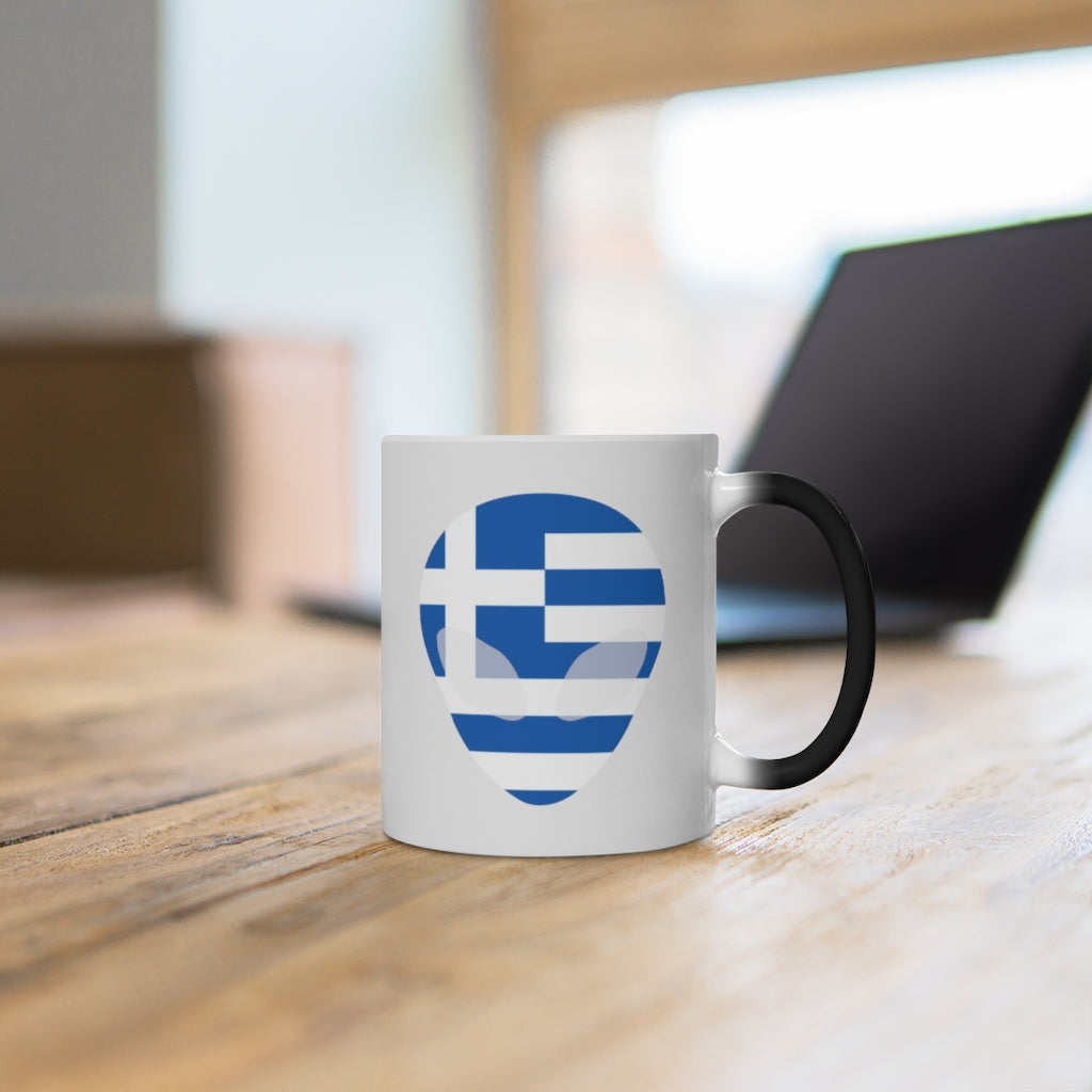 Greece Alien Color Changing Mug