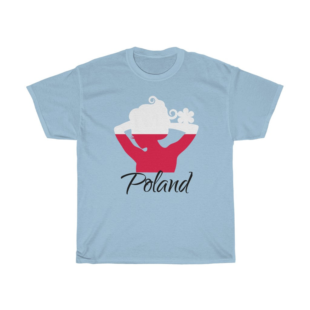 Poland Lady Flag Standard Tee 1 - Unisex