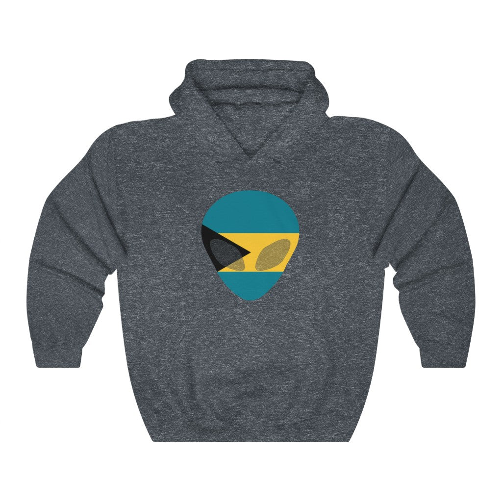 Bahamas Alien Flag Hoodie Sweatshirt - Unisex