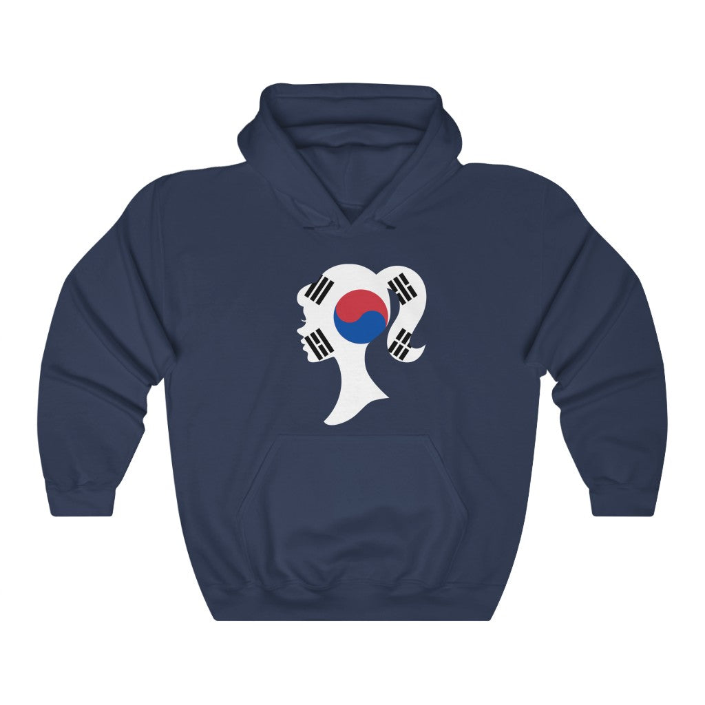 South Korea Girl Flag Hoodie Sweatshirt - Unisex