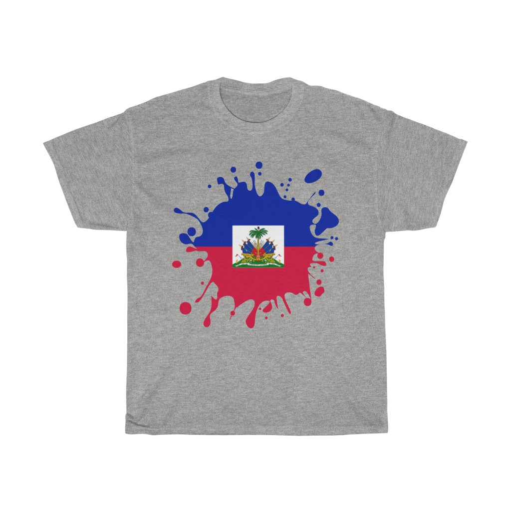 Haiti Splat Flag Standard Tee - Unisex