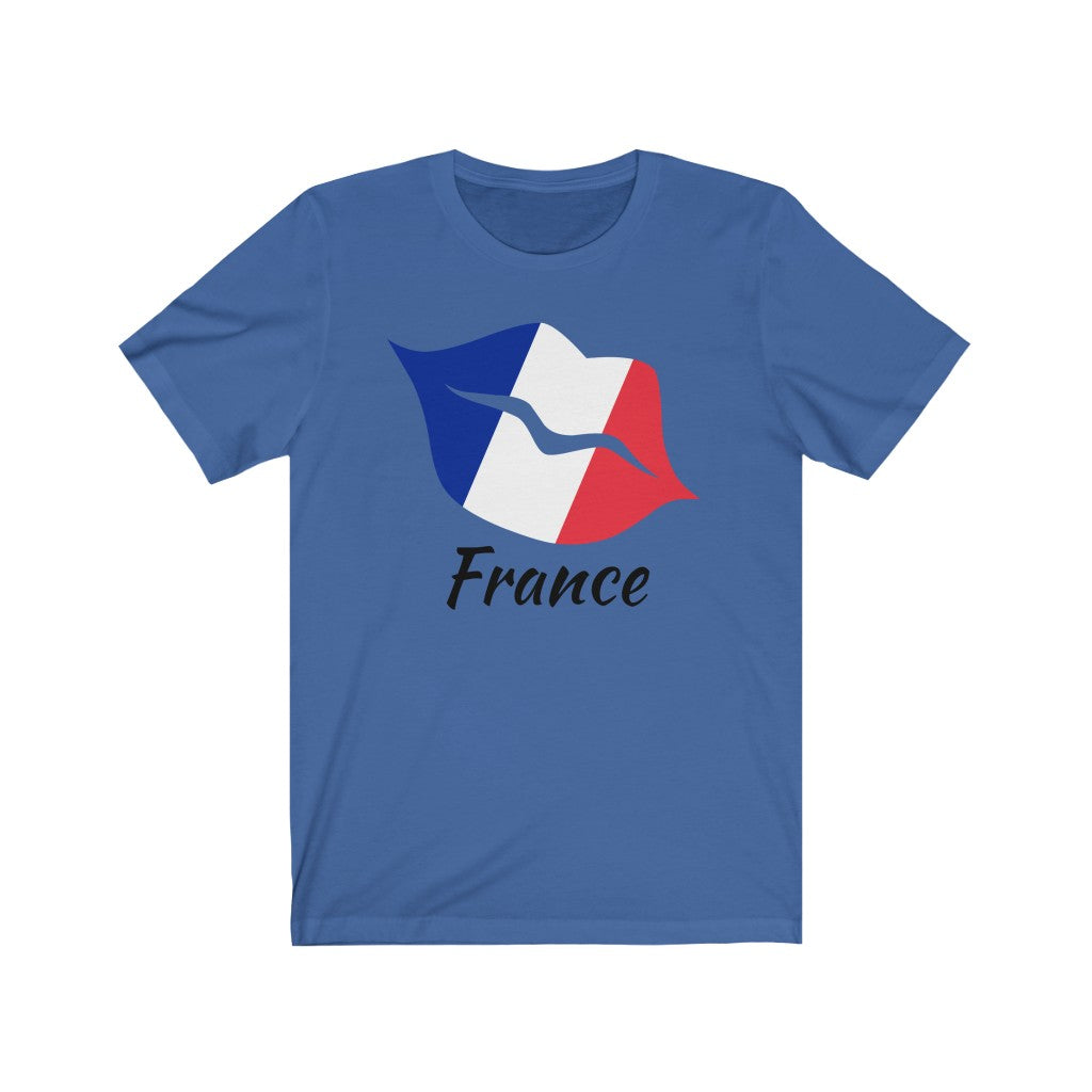 France Lips Flag Premium Tee 1 - Unisex
