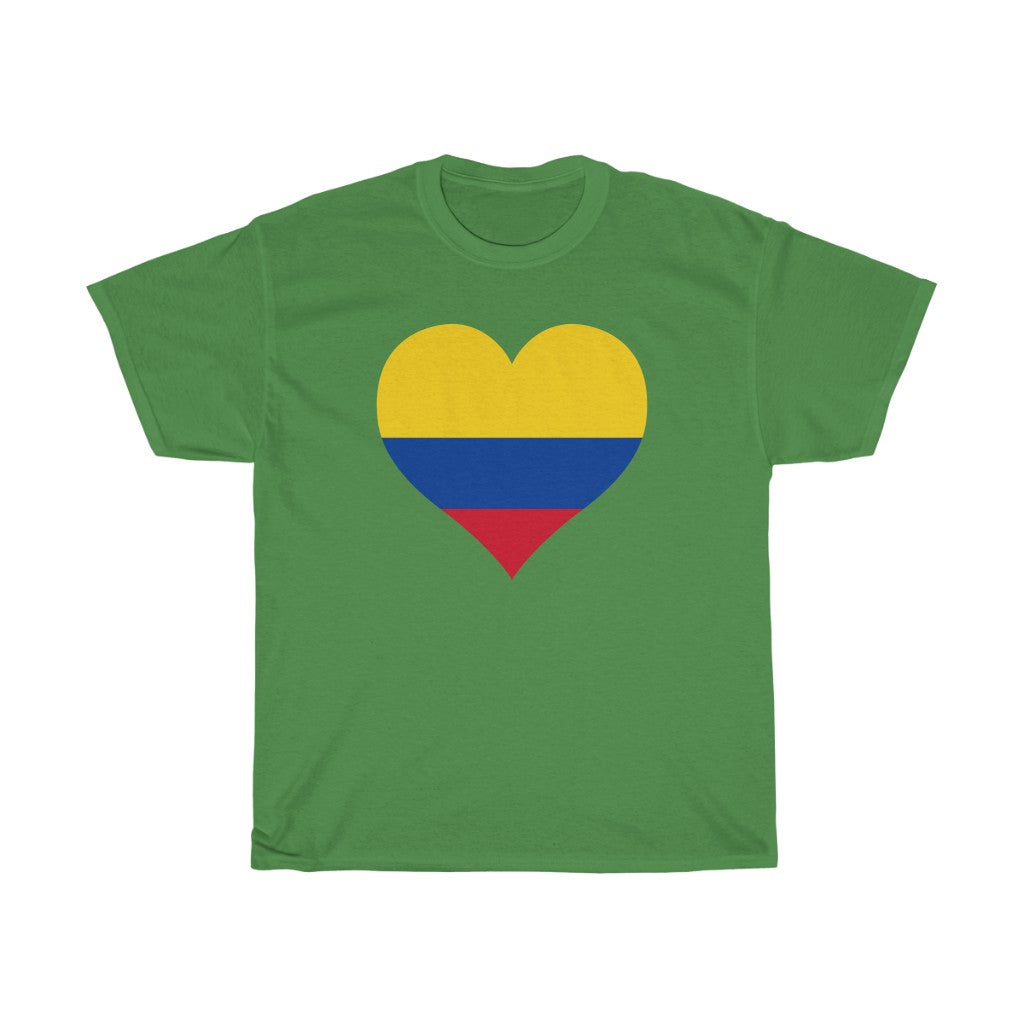 Colombia Heart Flag Standard Tee - Unisex
