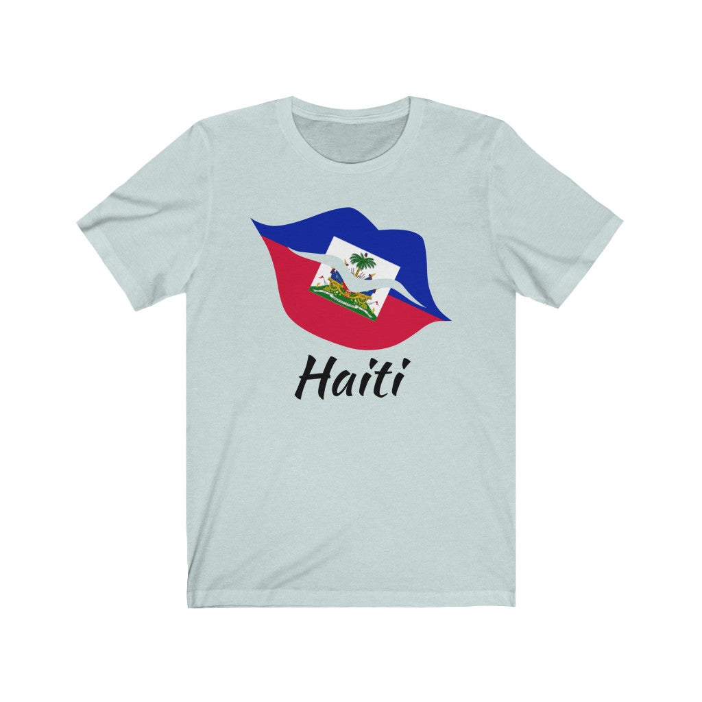 Haiti Lips Flag Premium Tee 1 - Unisex