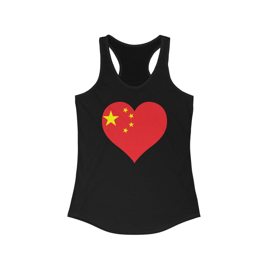 China Heart Flag Tank - Women