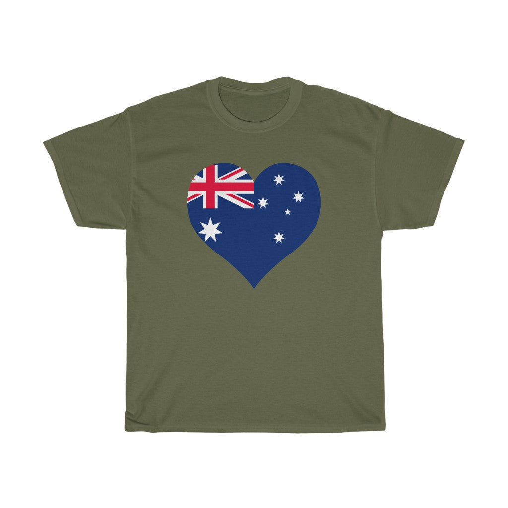 Australia Heart Flag Standard Tee - Unisex
