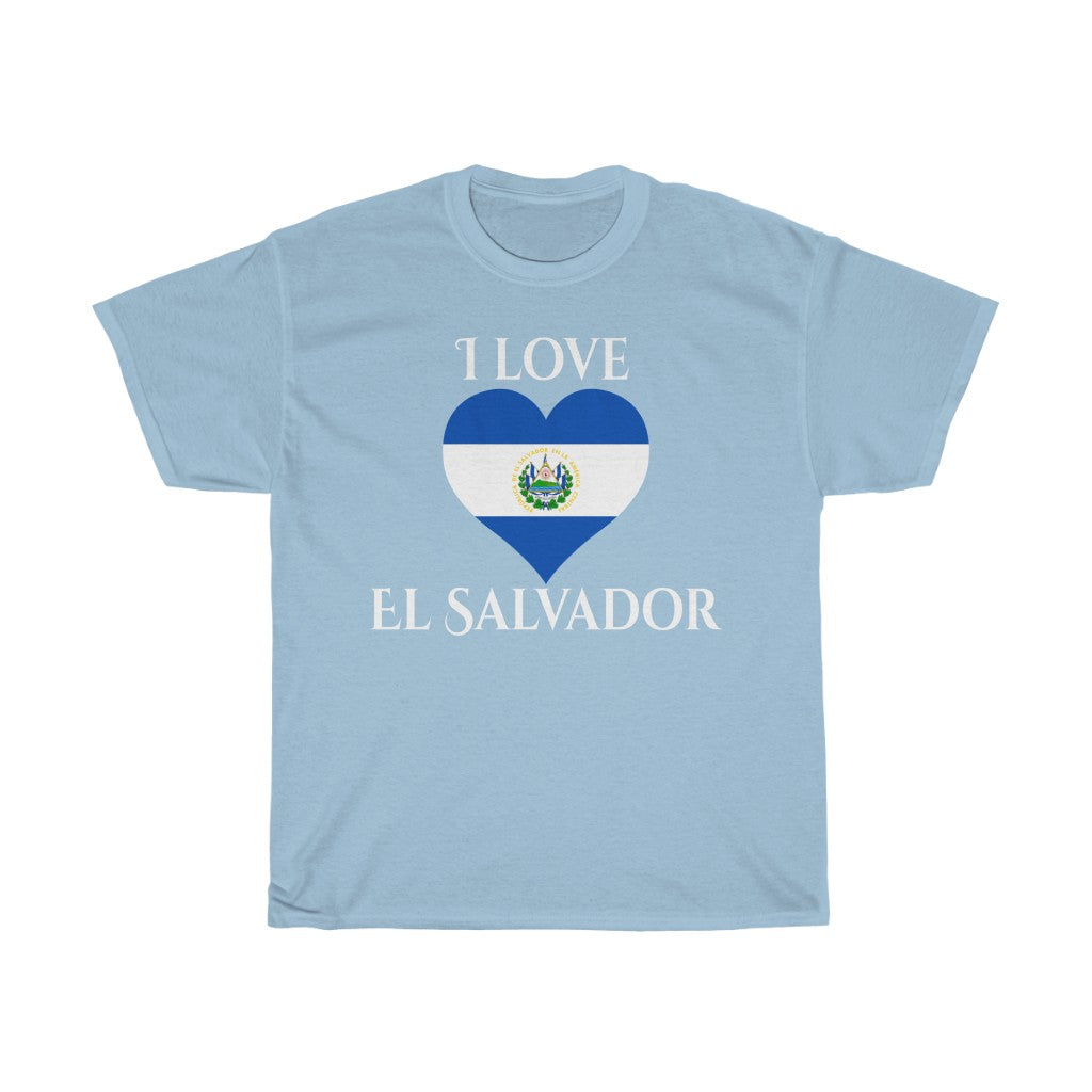 El Salvador Heart Flag Standard Tee 2 - Unisex