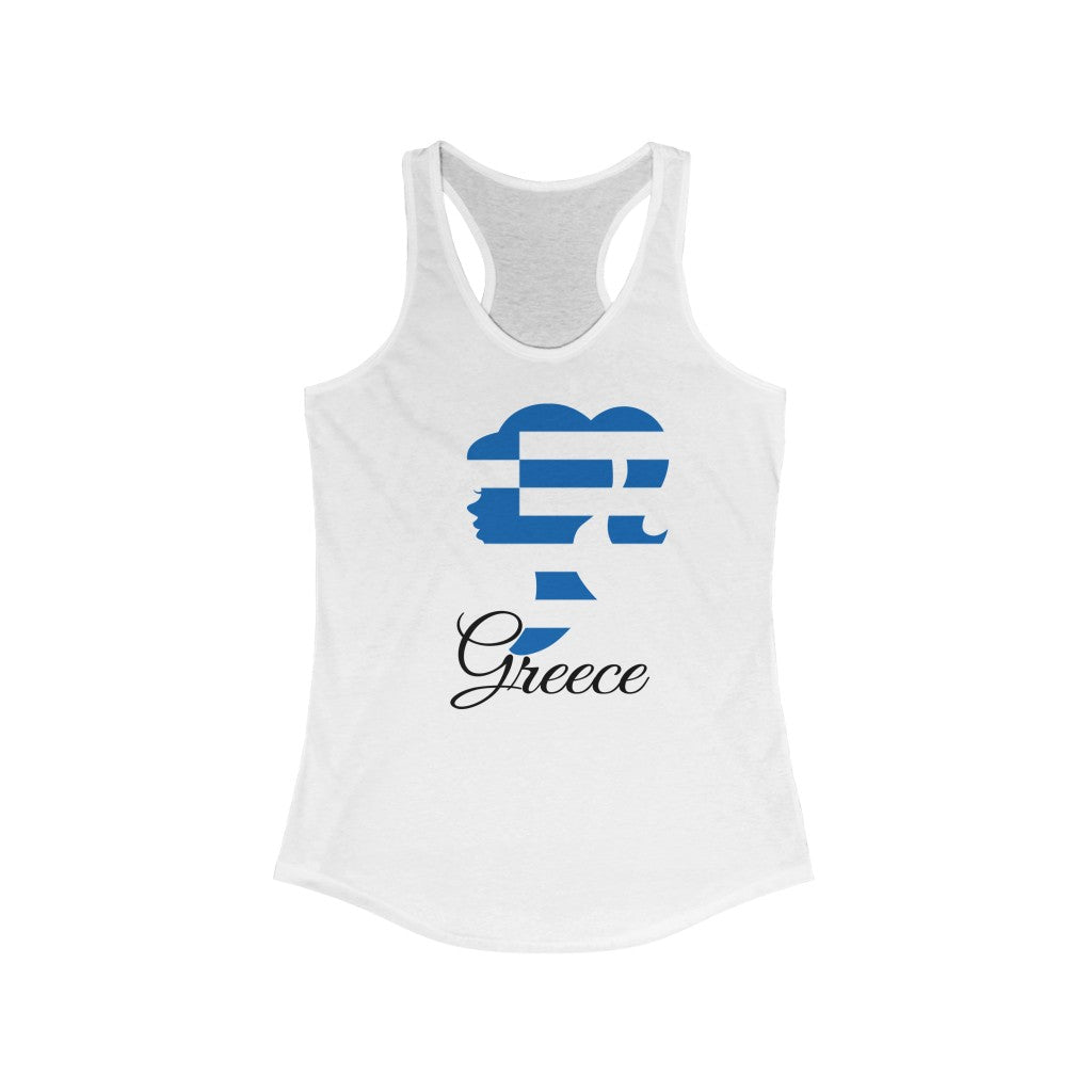 Greece Girl Flag Tank 1 - Women