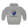 Australia Heart Hoodie Sweatshirt 1 - Unisex