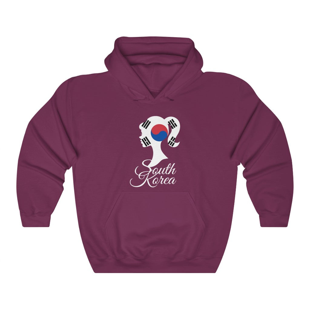South Korea Girl Flag Hoodie Sweatshirt 2 - Unisex