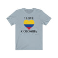 Colombia Heart Flag Premium Tee 1 - Unisex