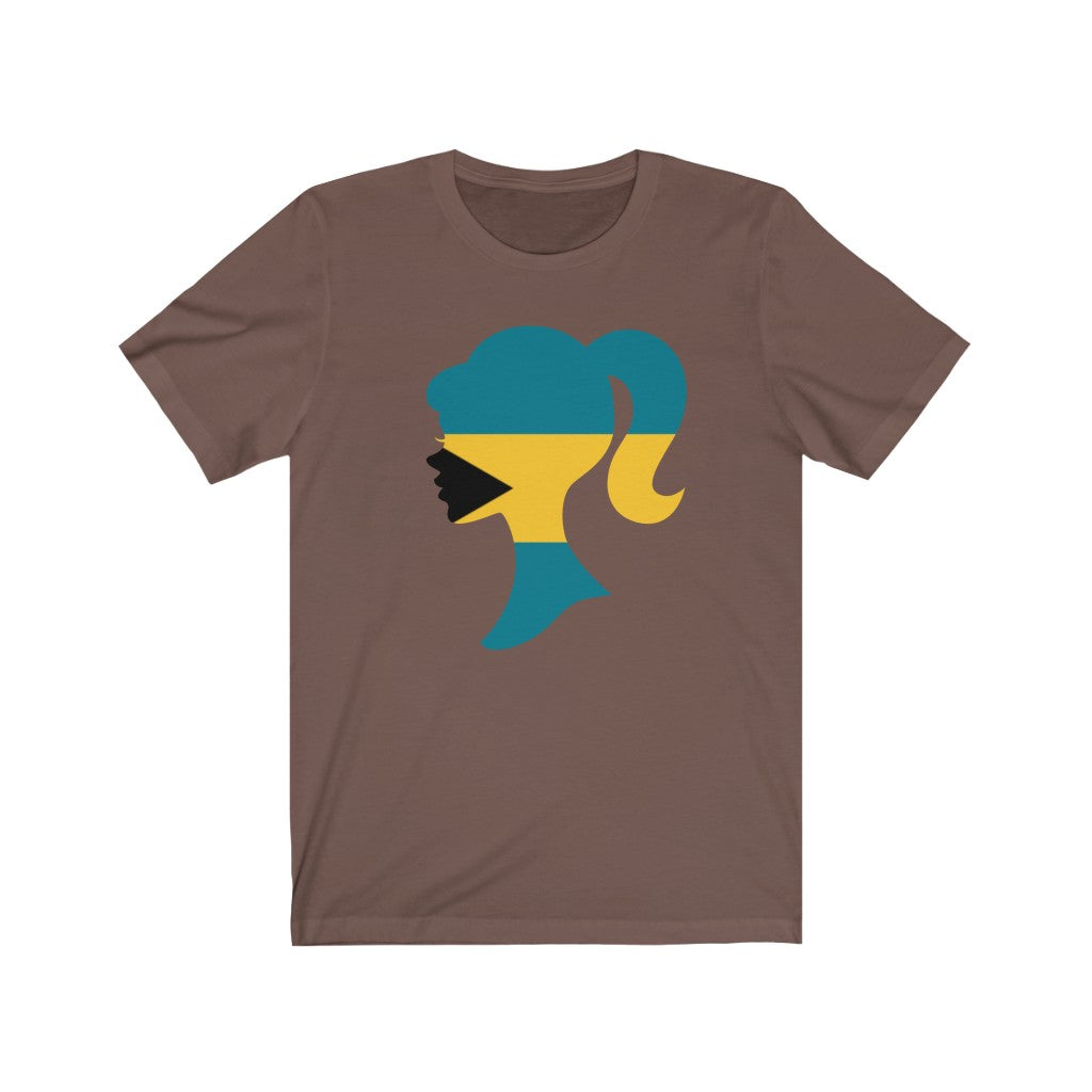 Bahamas Girl Flag Premium Tee - Unisex