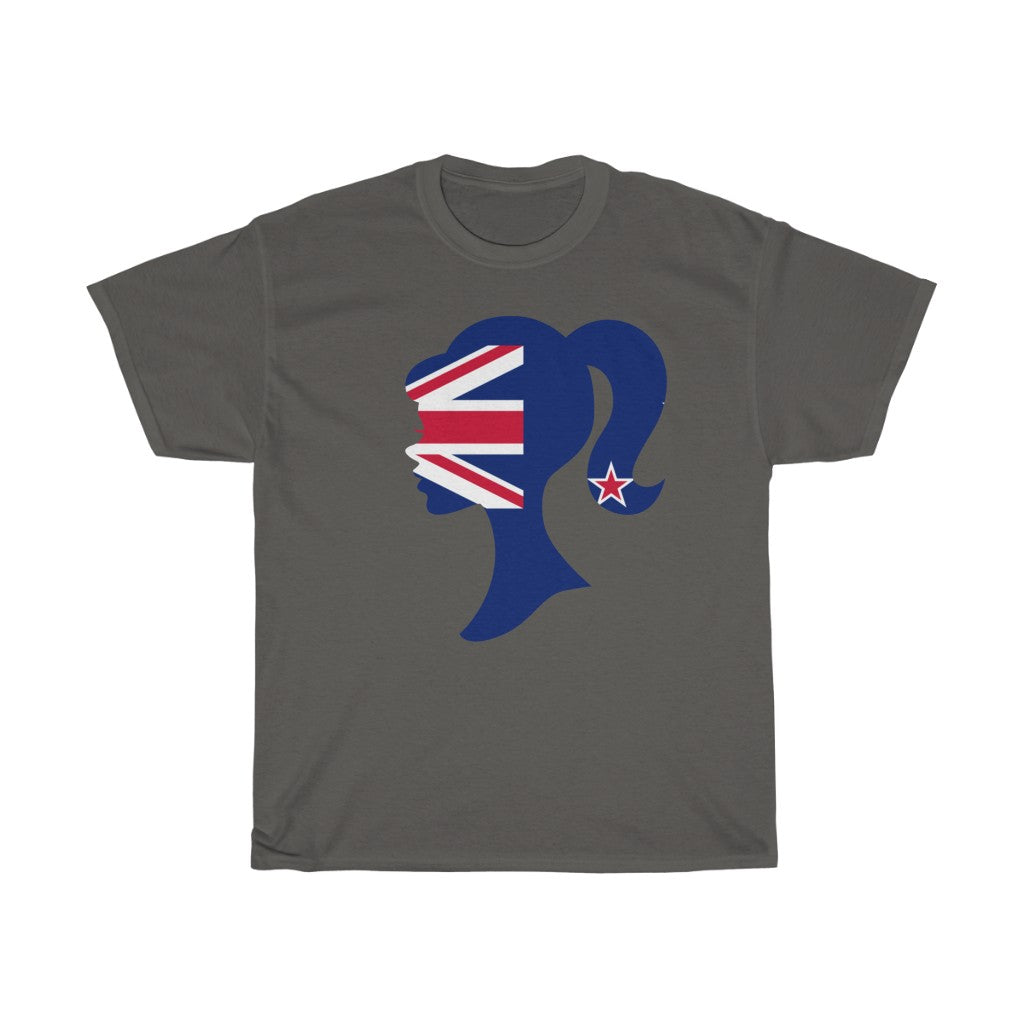 New Zealand Girl Flag Standard Tee - Unisex
