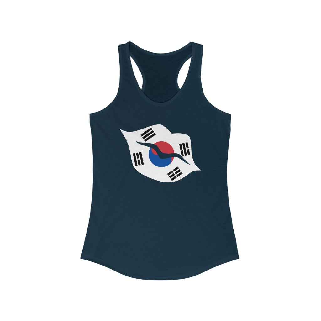 South Korea Lips Flag Tank - Women
