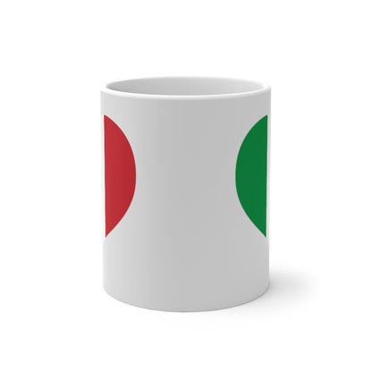 Italy Heart Color Changing Mug