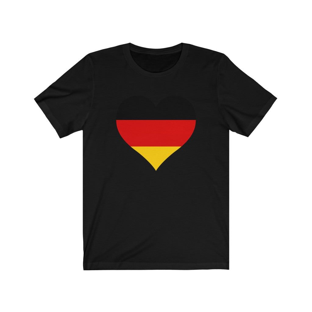 Germany Heart Flag Premium Tee - Unisex