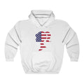 United States of America Girl Flag Hoodie Sweatshirt - Unisex