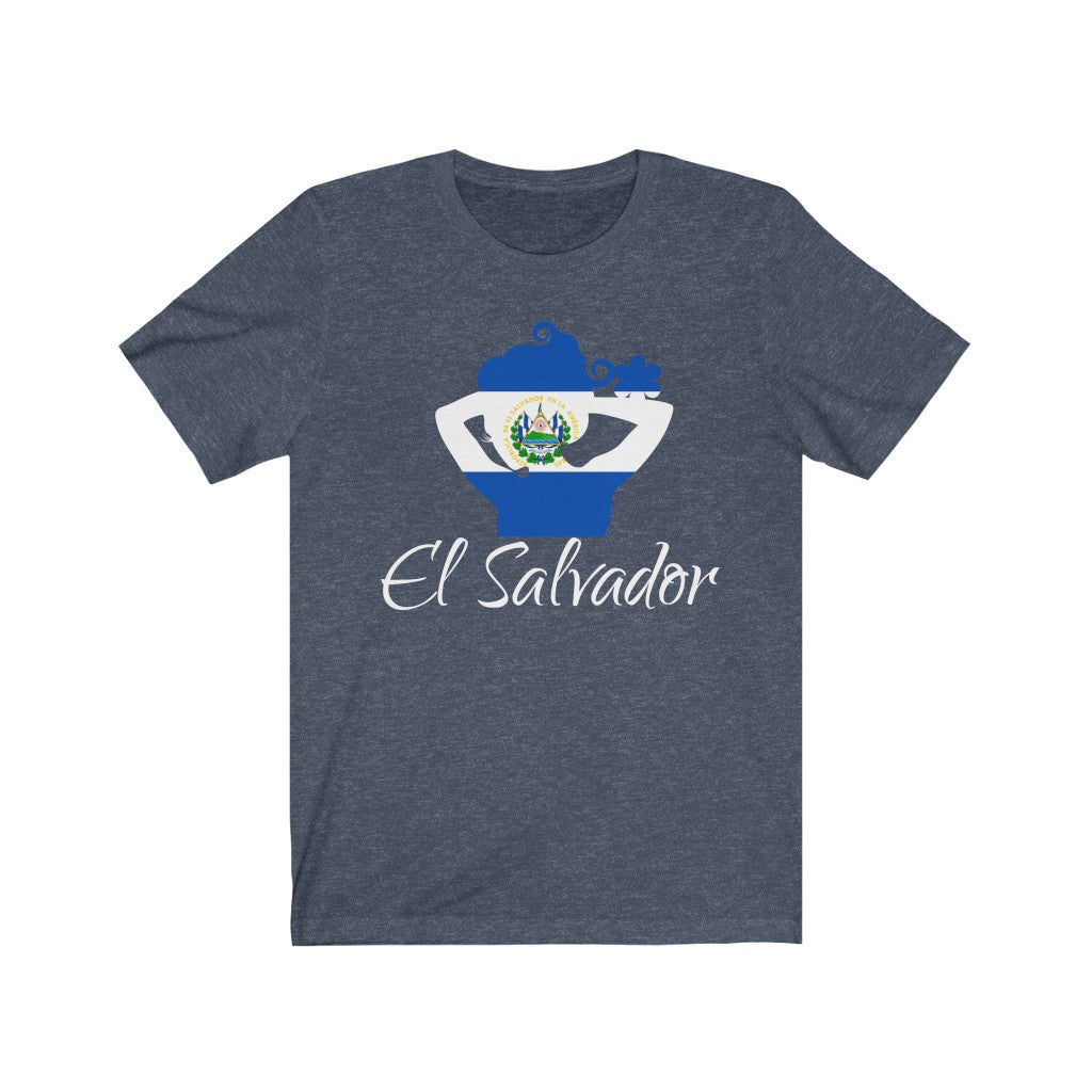 El Salvador Lady Flag Premium Tee 2 - Unisex