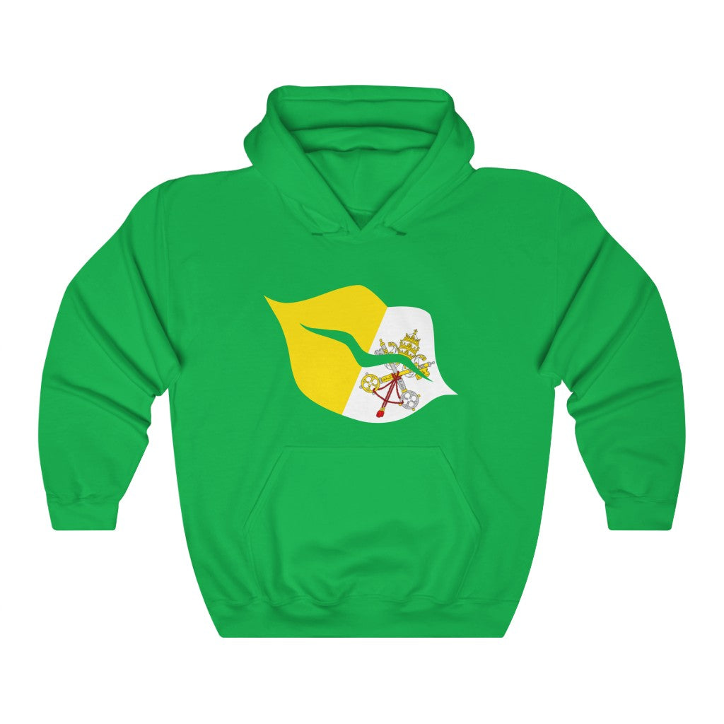 Holy See Lips Flag Hoodie Sweatshirt - Unisex