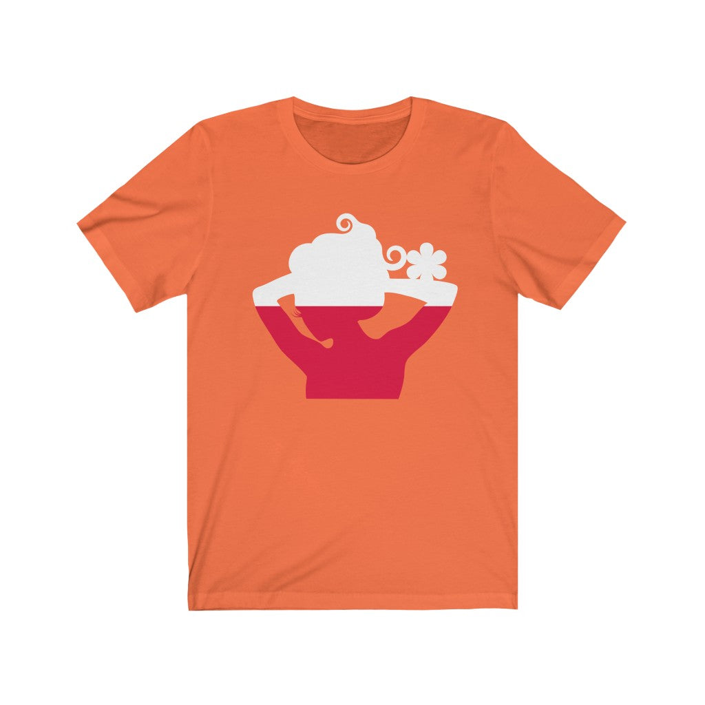 Poland Lady Flag Premium Tee - Unisex