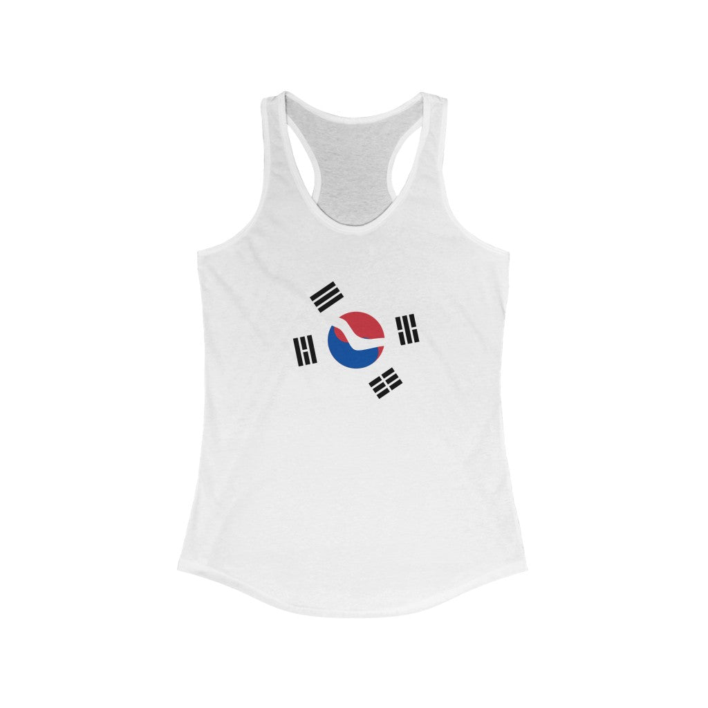 South Korea Lips Flag Tank - Women