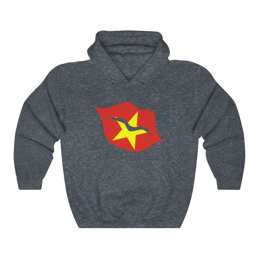 Vietnam Lips Flag Hoodie Sweatshirt - Unisex