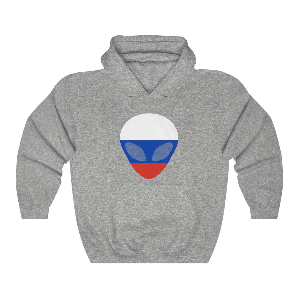 Russia Alien Flag Hoodie Sweatshirt - Unisex