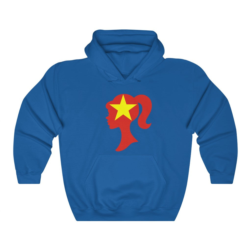 Vietnam Girl Flag Hoodie Sweatshirt - Unisex