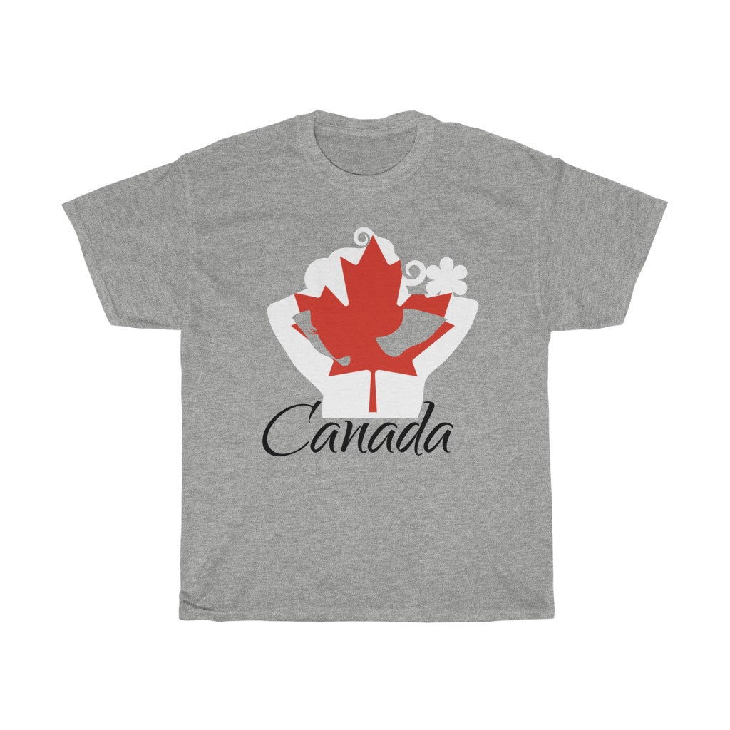 Canada Lady Flag Standard Tee 1 - Unisex