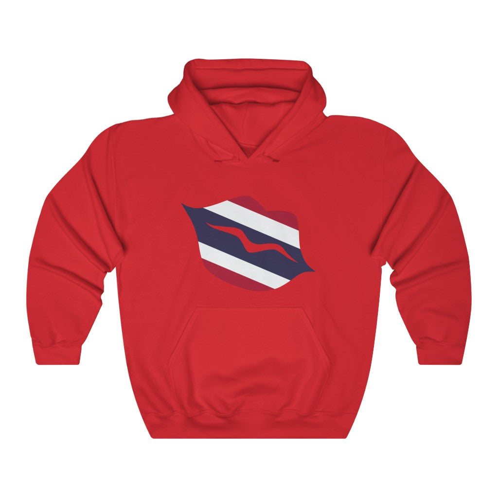 Thailand Lips Flag Hoodie Sweatshirt - Unisex