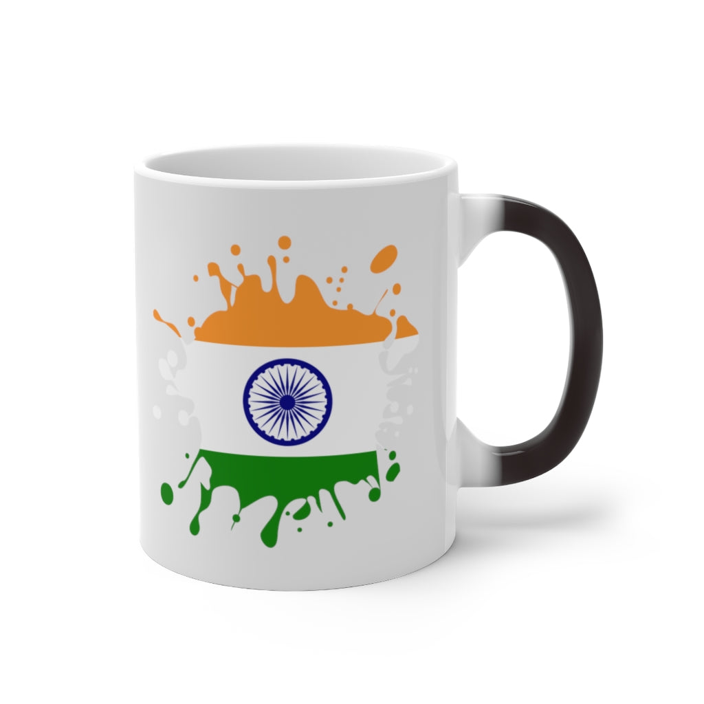 India Splat Color Changing Mug