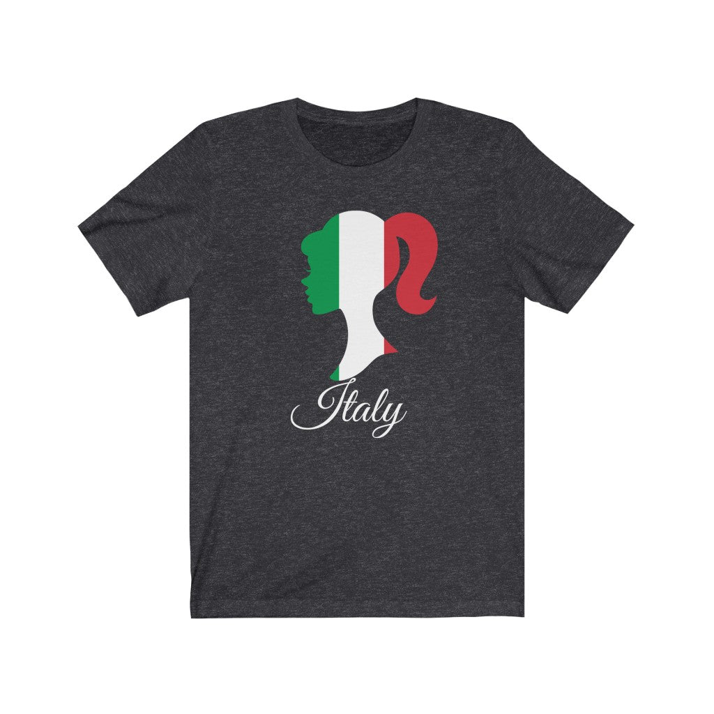 Italy Girl Flag Premium Tee 2 - Unisex
