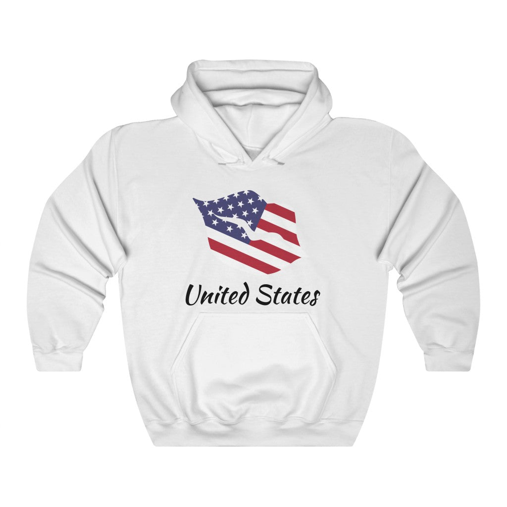 United States of America Lips Flag Hoodie Sweatshirt 1 - Unisex
