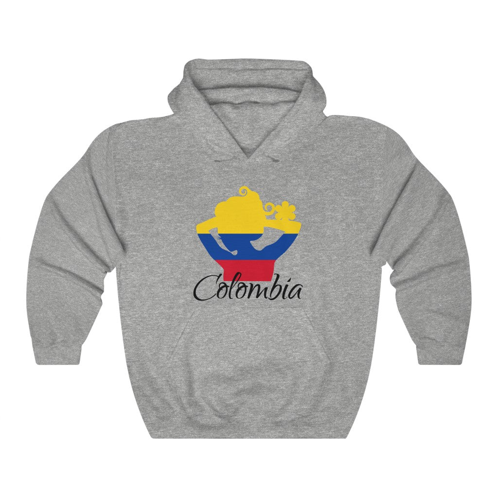 Colombia Lady Flag Hoodie Sweatshirt 1 - Unisex