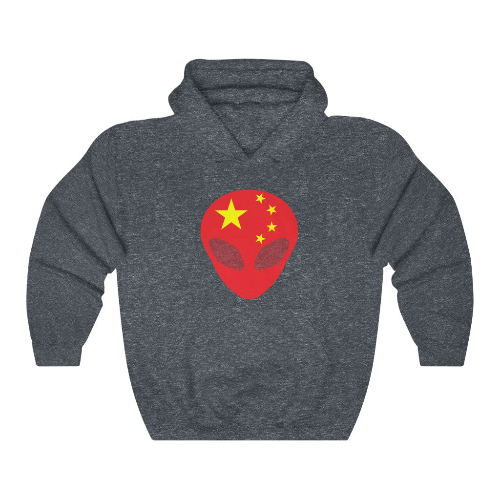 China Alien Flag Hoodie Sweatshirt - Unisex
