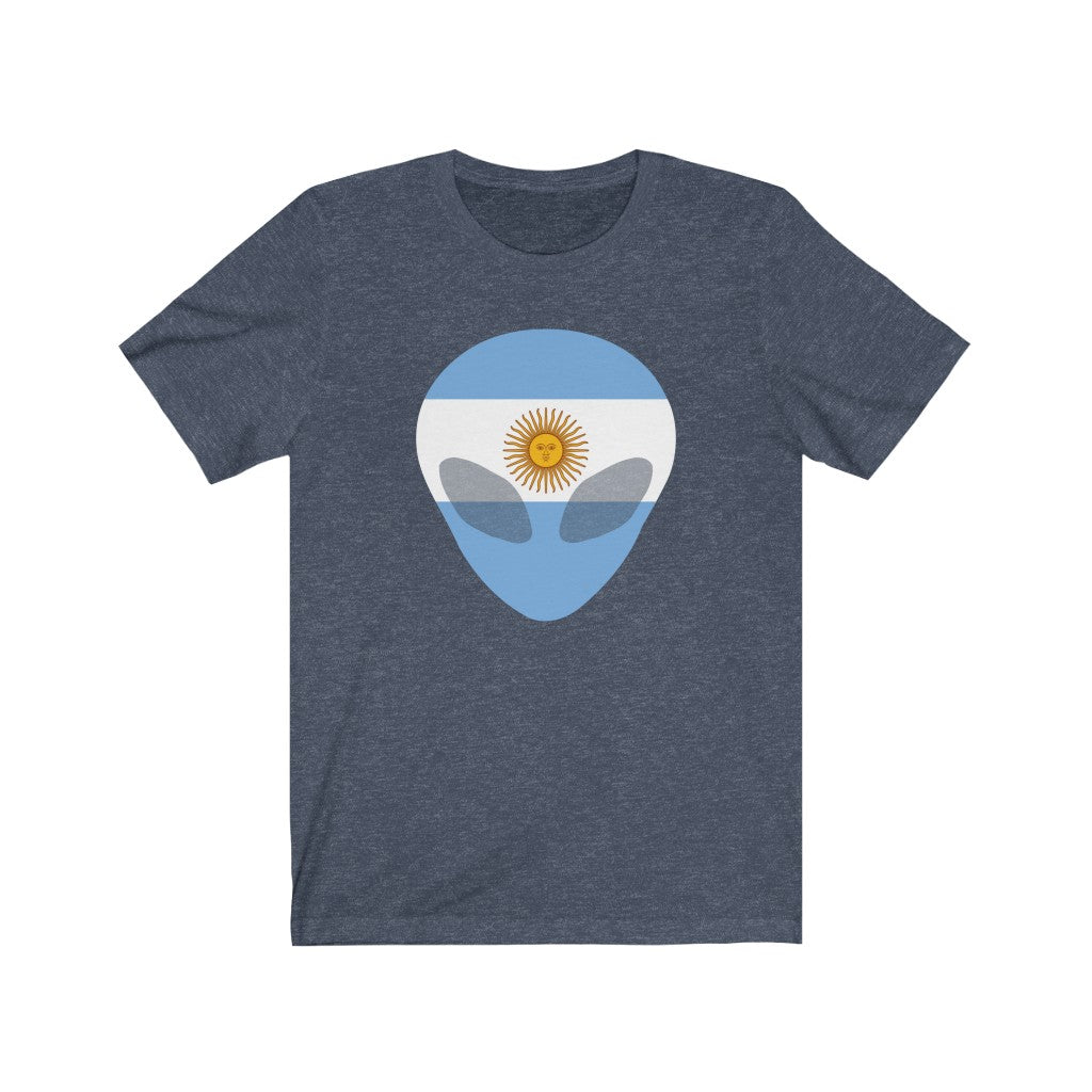 Argentina Alien Flag Premium Tee - Unisex