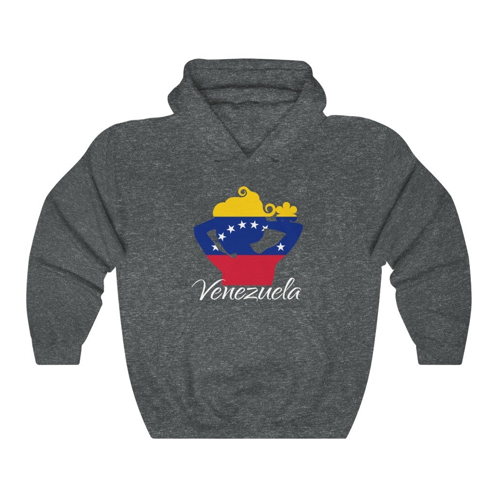 Venezuela Lady Flag Hoodie Sweatshirt 2 - Unisex