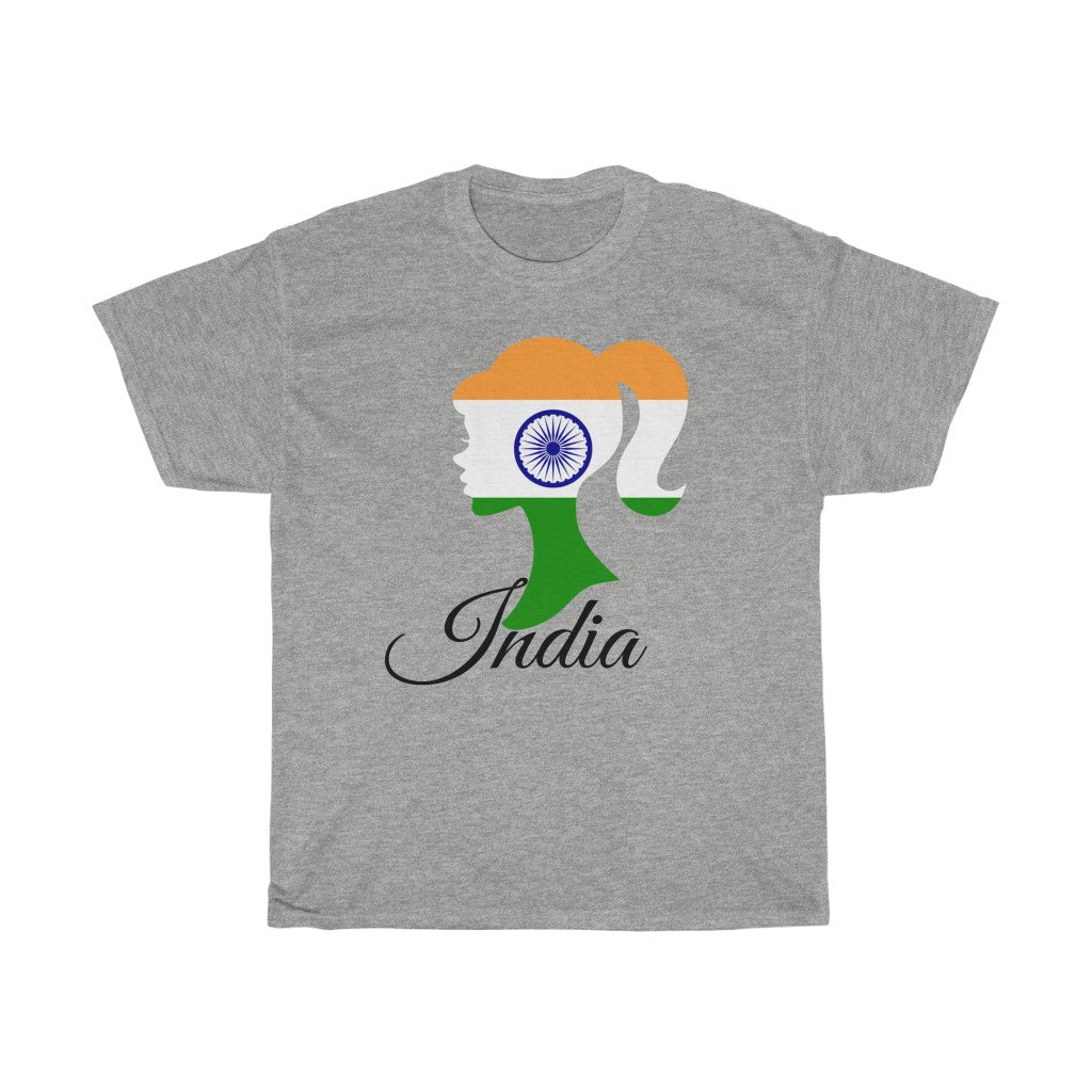India Girl Flag Standard Tee 1 - Unisex
