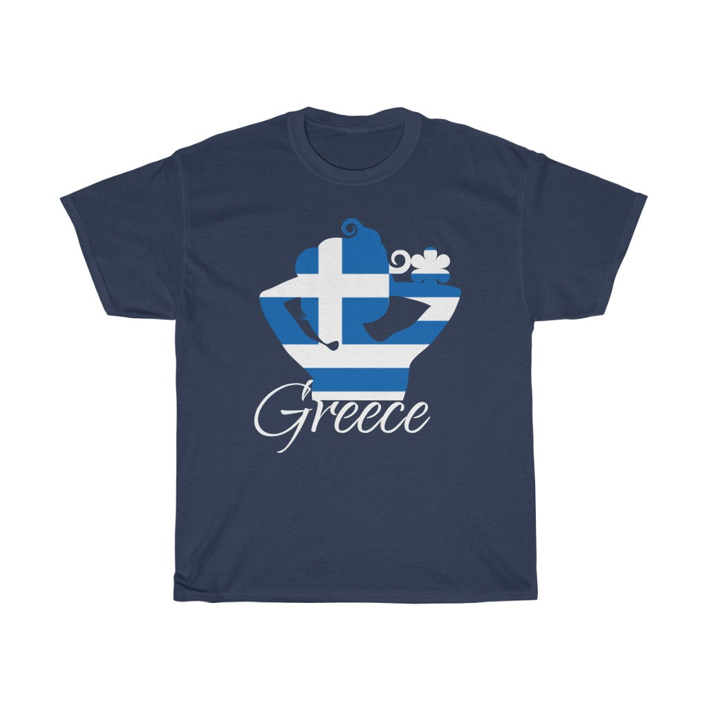Greece Lady Flag Standard Tee 2 - Unisex